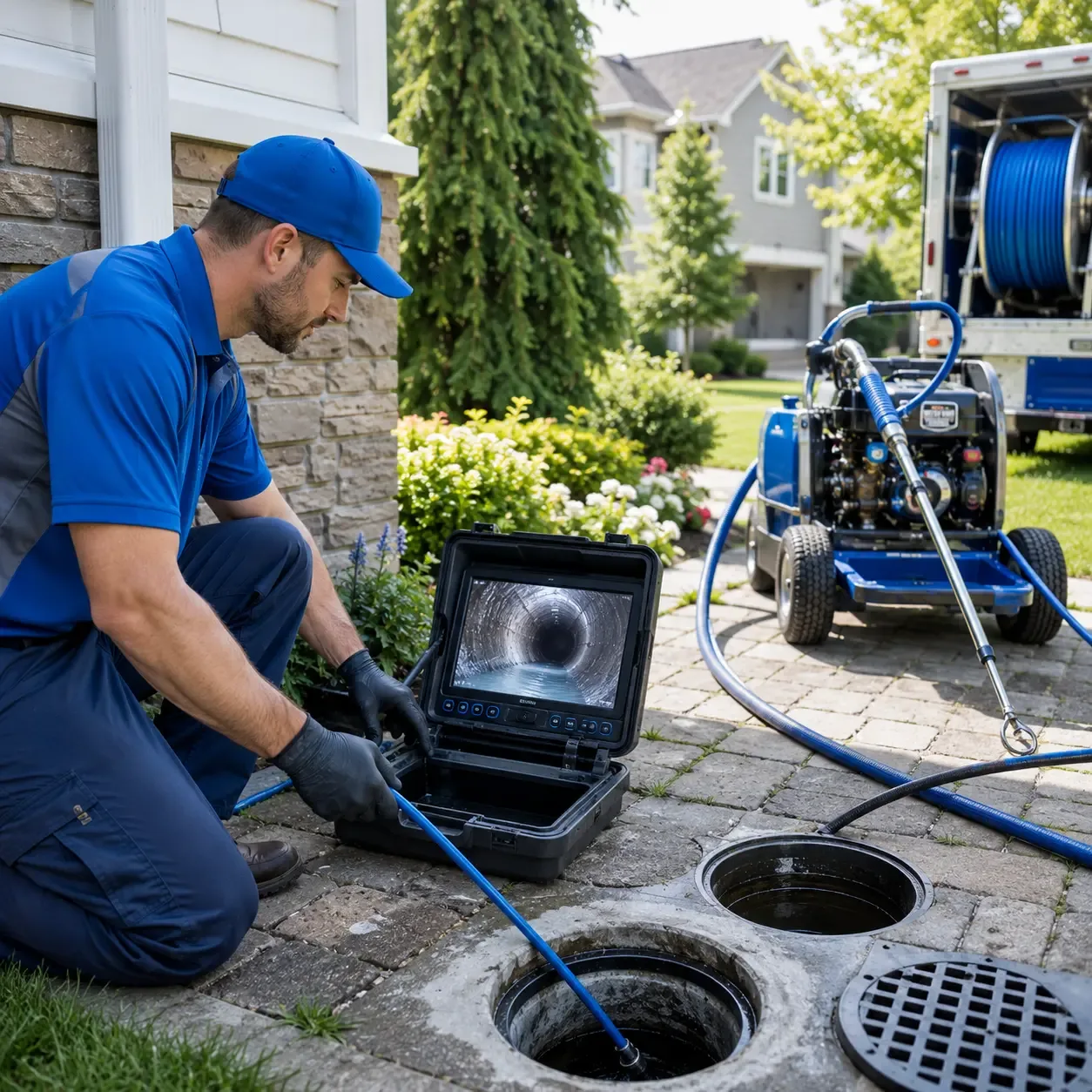 Outdoor drain cleaning professionals serving West Elizabeth, PA