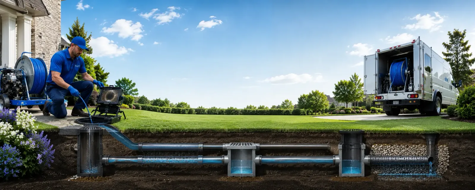 Outdoor drain cleaning information for West Elizabeth, PA